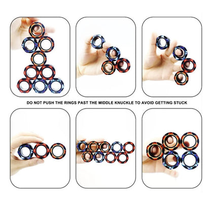 3PC Magnetic Ring Stress Relief Toy Set