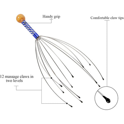 Octopus Head Massager