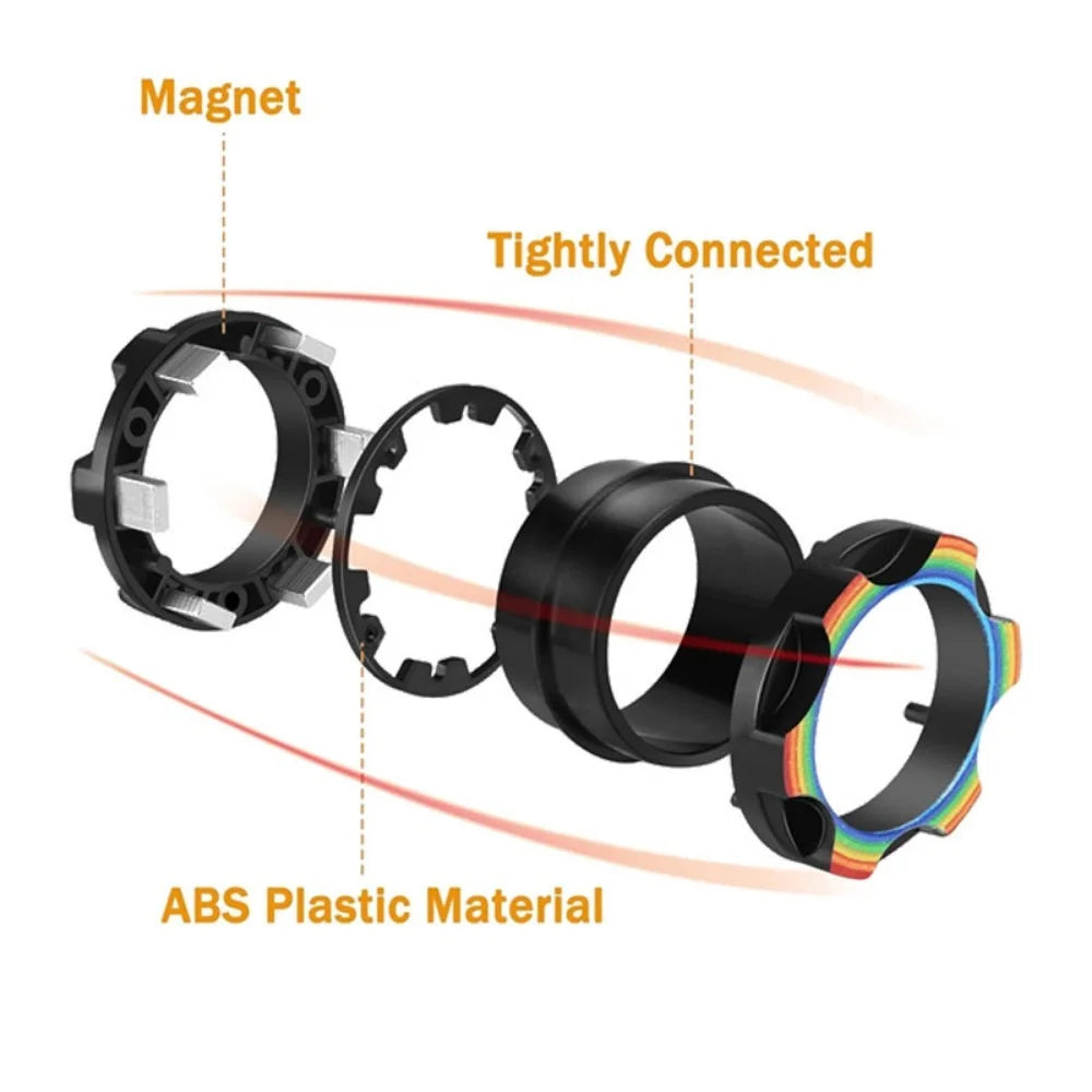 3PC Magnetic Ring Stress Relief Toy Set